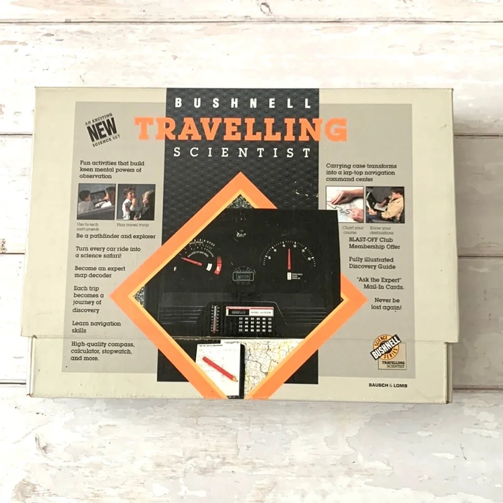 Bushnell Traveling Scientist Kit 1989 Kids Science Playset Learning Science NEW